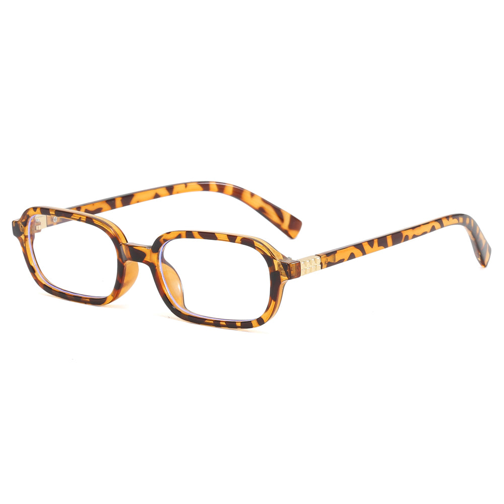 Women Tinted Lens Small Rectangular Sunglasses