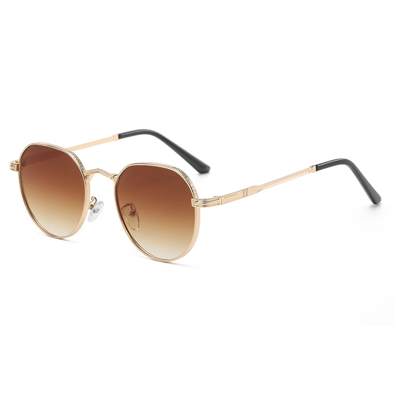 Retro Round Metal Sunglasses