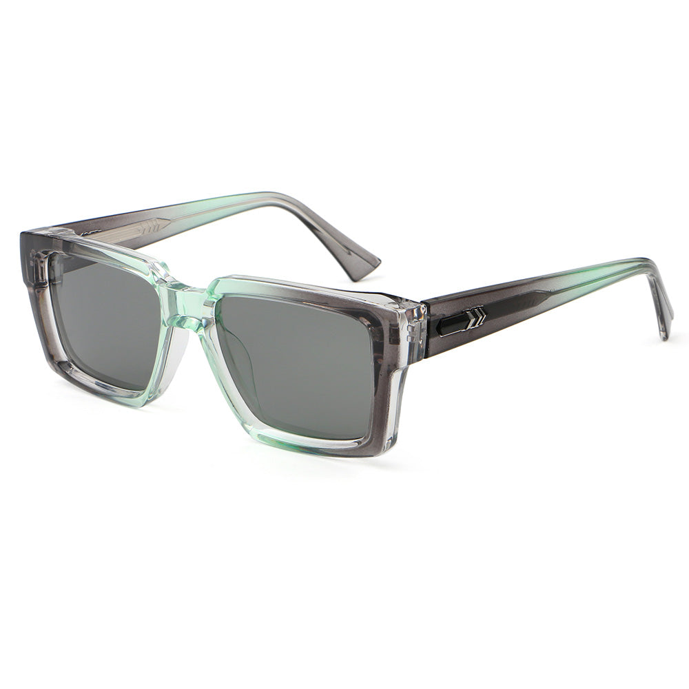 Oversized Thick Square Gradient Shades Sunglasses