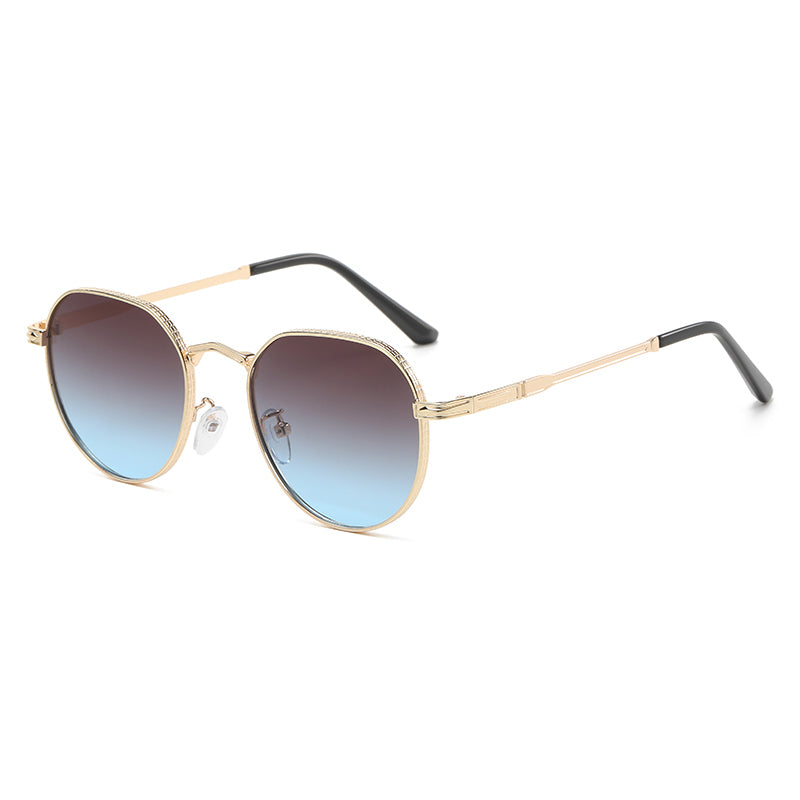 Retro Round Metal Sunglasses