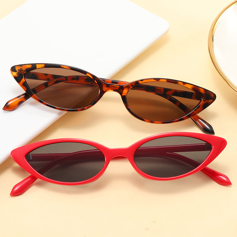 Women Small Triangle Cat Eye Sunglasses