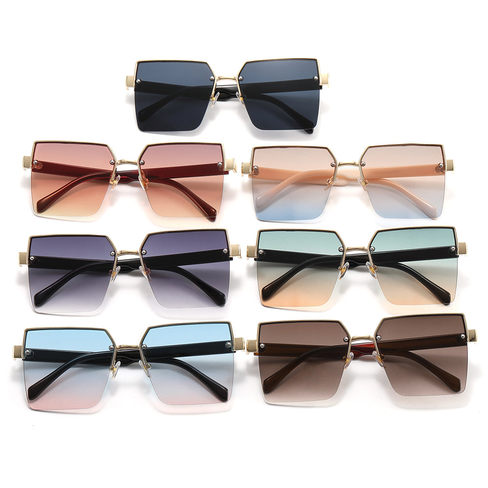 fashion square Gradient Shades sunglasses