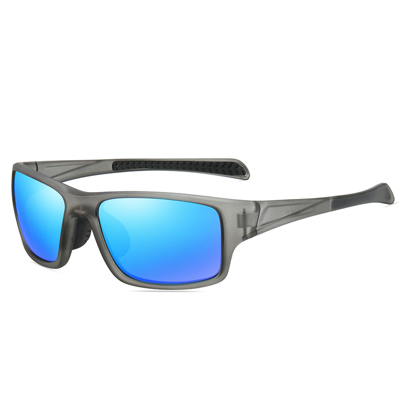 Flat Top Polarized Rectangular Sports Sunglasses