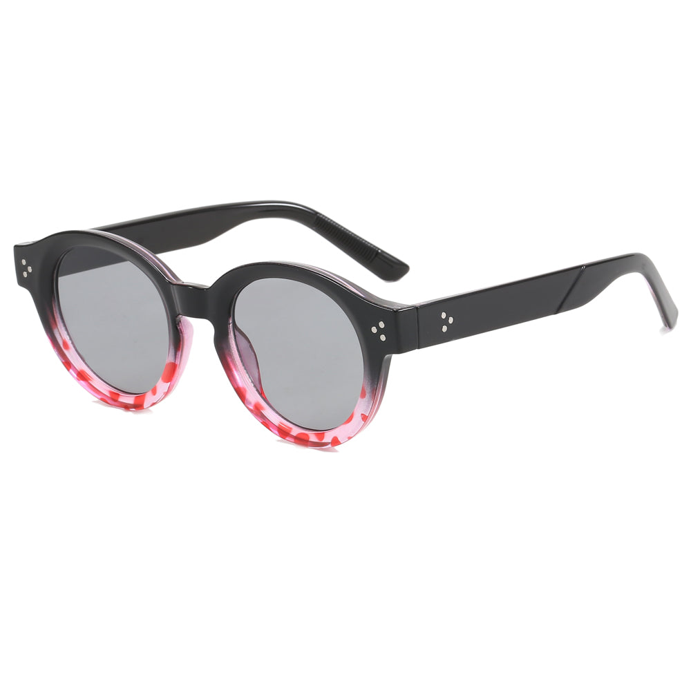 Trendy Classic Round Tinted Vacation Beach Sunglasses