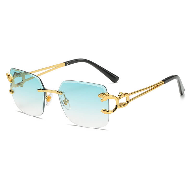 Panther Square Rimless Sunglasses