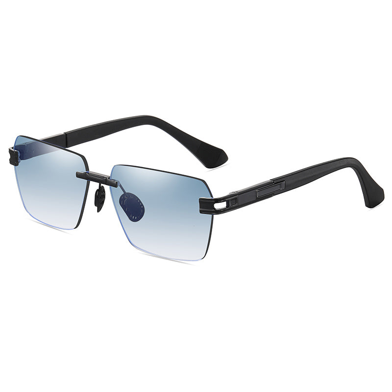 Men's Gradient Rimless Sunglasses