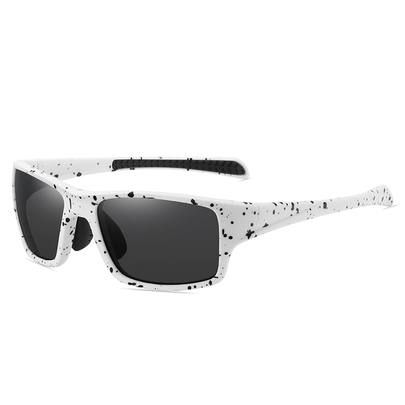 Flat Top Polarized Rectangular Sports Sunglasses