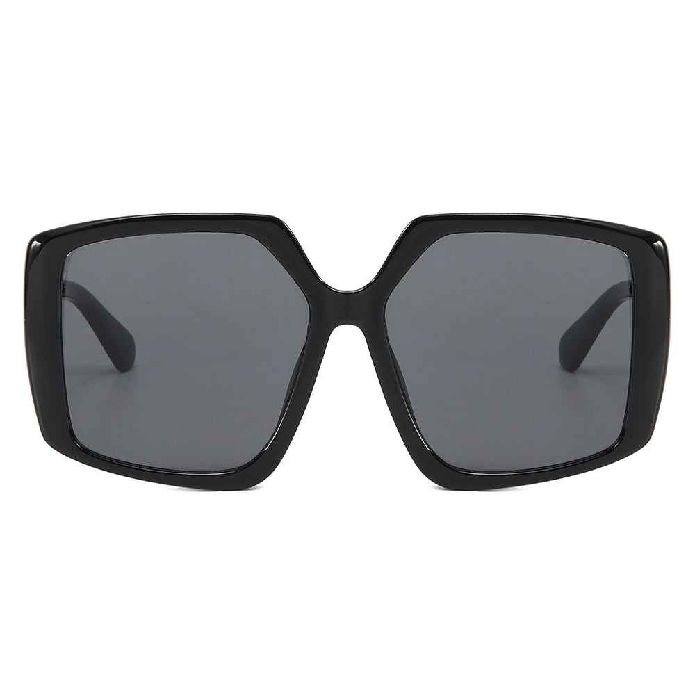 Fashion Square Oversized Shades Sunglasses