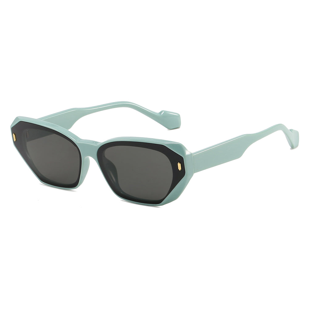 Chic Cat Eye Women Irregular Narrow Sunglasses
