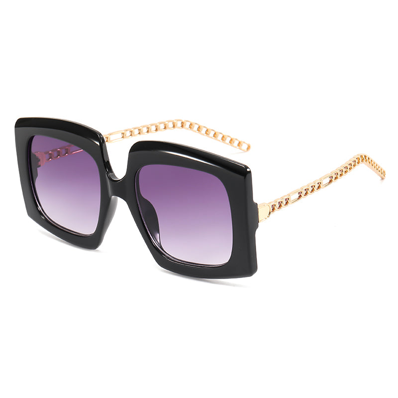 Women Square Chain Sunglasses