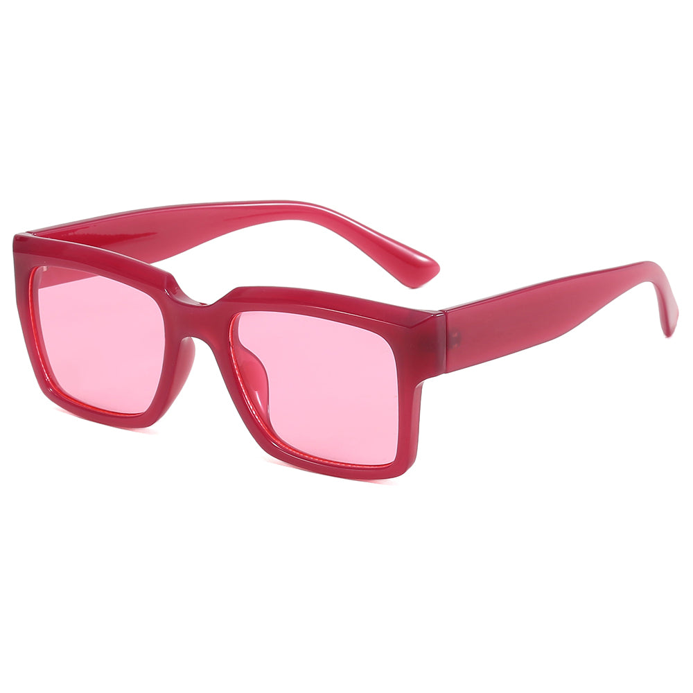 Oversized Modern Square Gradient Shades Sunglasses