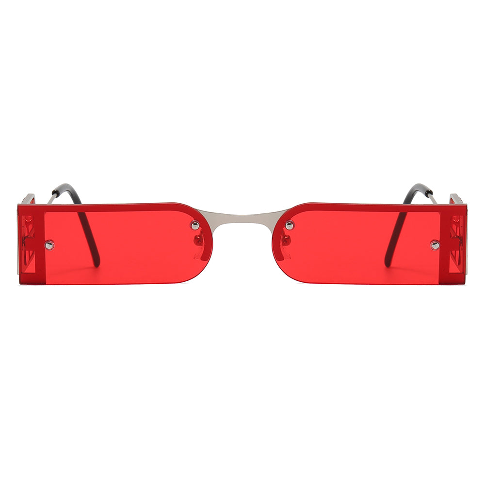 Small Rectangle Metal Frame Sunglasses