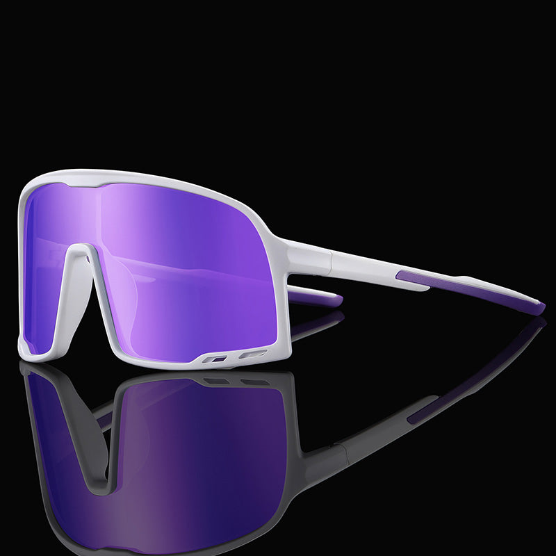 Oversized One Piece Lens Cycling Running Sports Polarized Sunglasses
