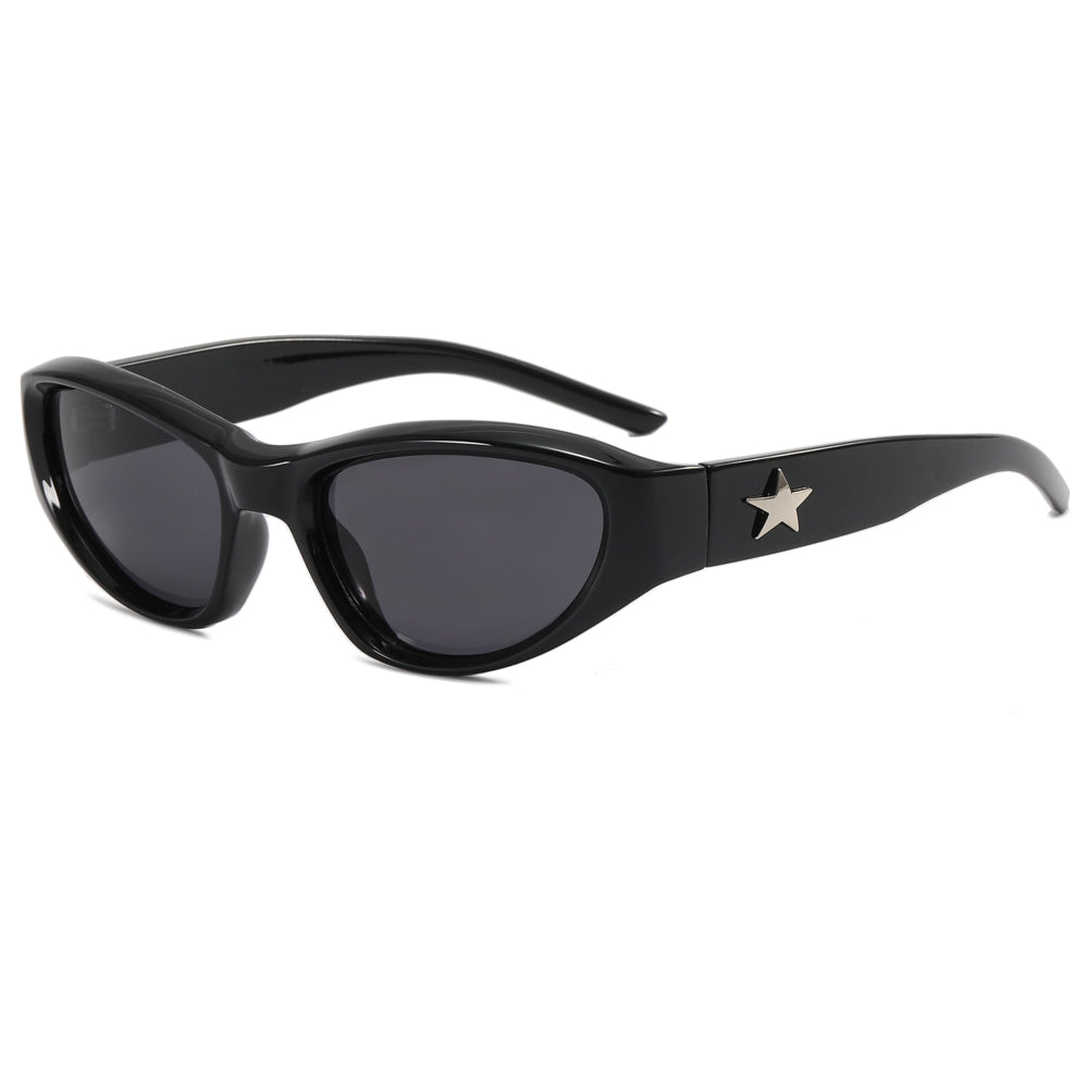Y2K Oval Outdoor Cycling Sporty Sunglasses