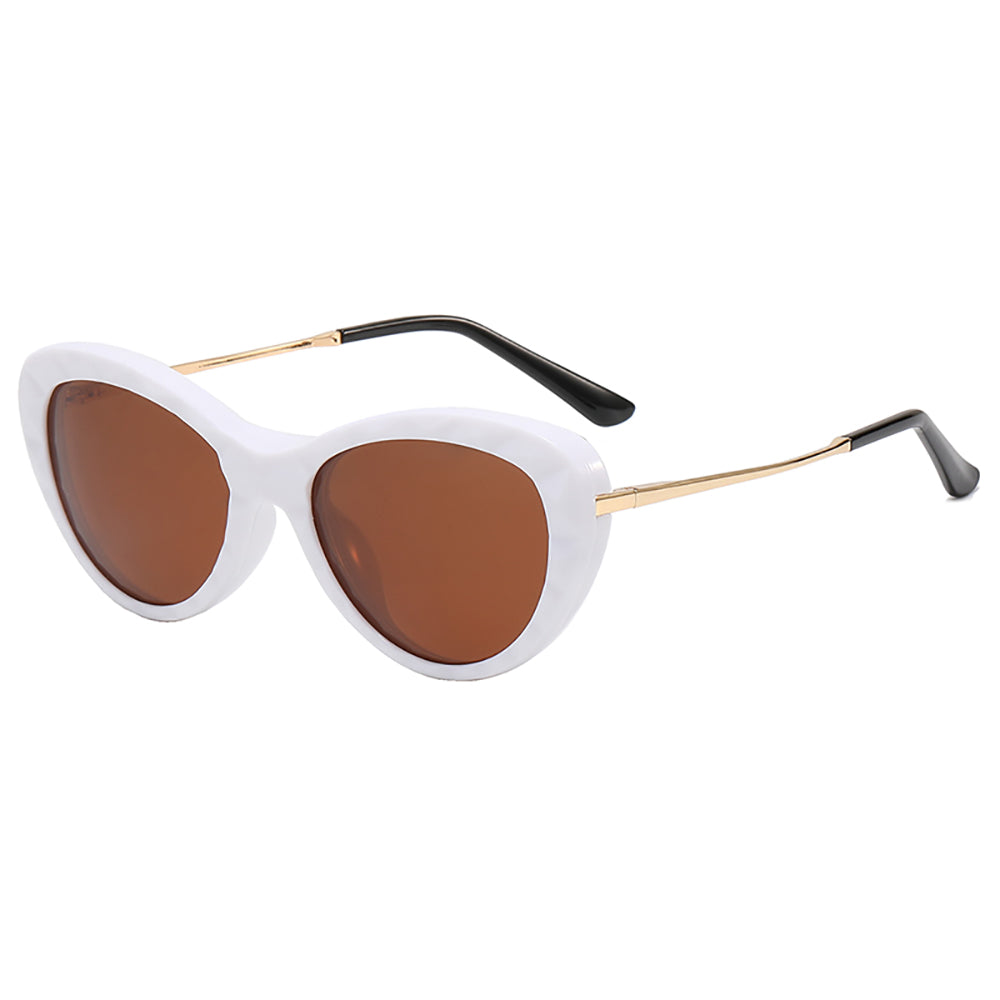 Cateye Light weight Blue light blocking Polarized Clip On Sunglasses