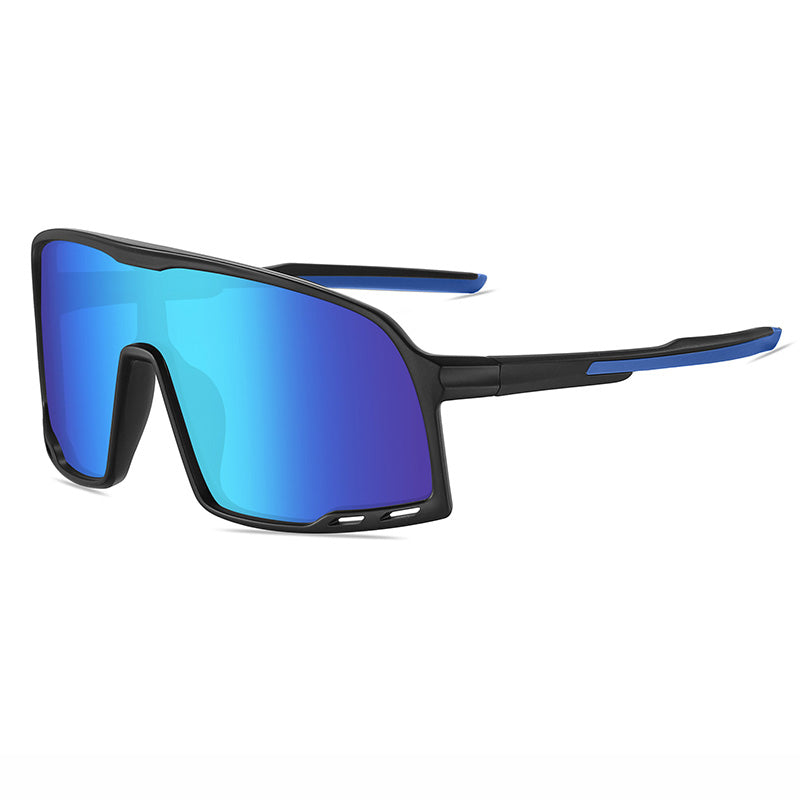 Oversized One Piece Lens Cycling Running Sports Polarized Sunglasses