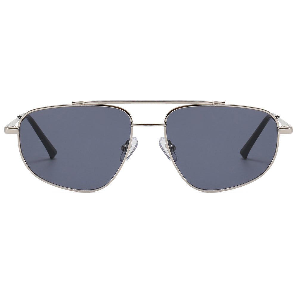 Metal Frame Gradient Shades Sunglasses