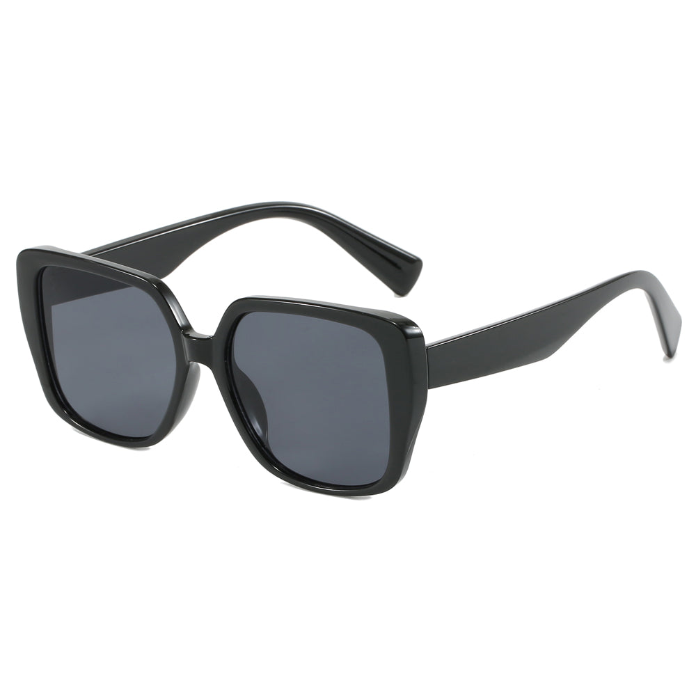 Retro Women Oversized Modern Square Butterfly Shades Sunglasses