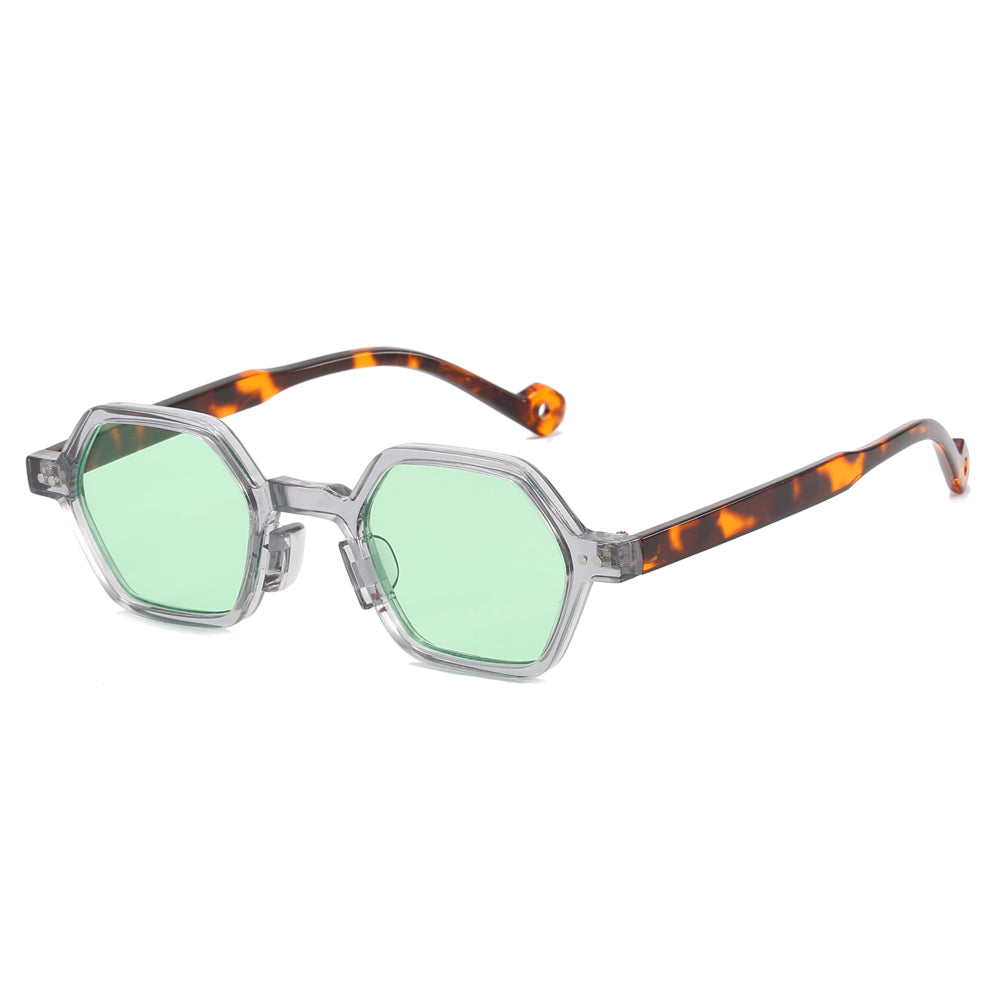 Women Small Hexagon Shaped Sunglasses