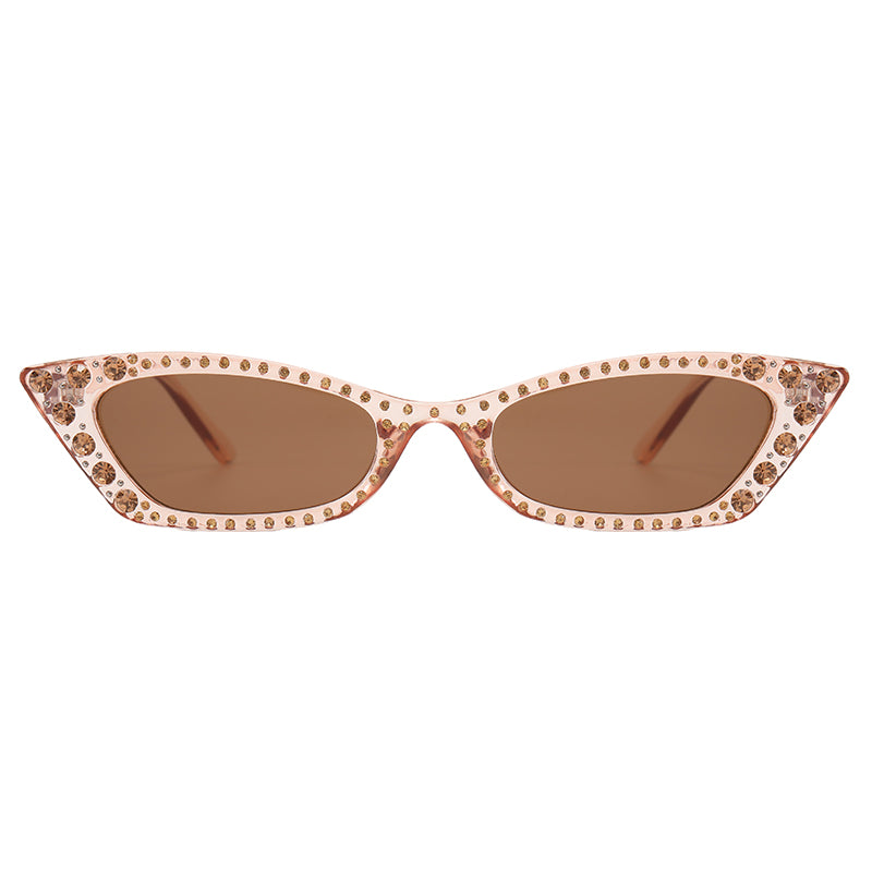 Cat Eye Bling Bling Women Rhinestones Sunglasses