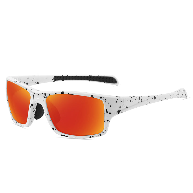 Flat Top Polarized Rectangular Sports Sunglasses