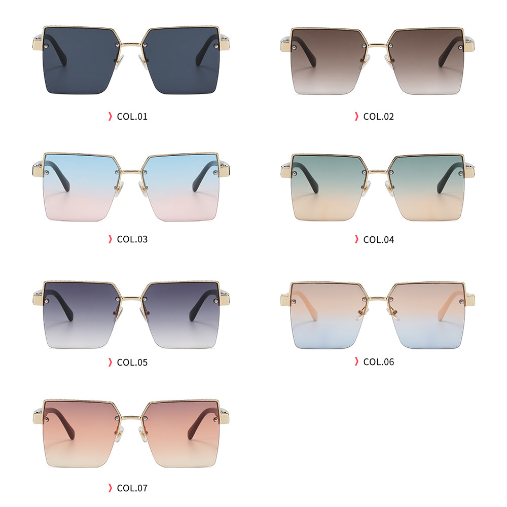 fashion square Gradient Shades sunglasses
