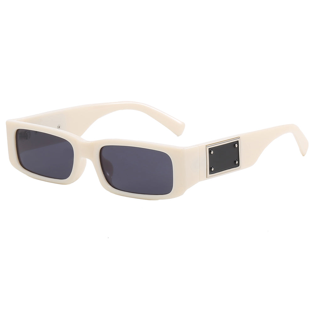 Retro Luxury Flat Top Small Rectangle Sunglasses