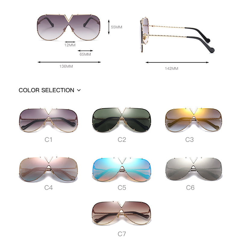 Pilot Style Shades Sunglasses