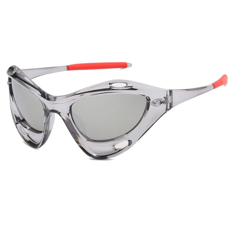 Futuristic Y2K Fashion Sporty Sunglasses
