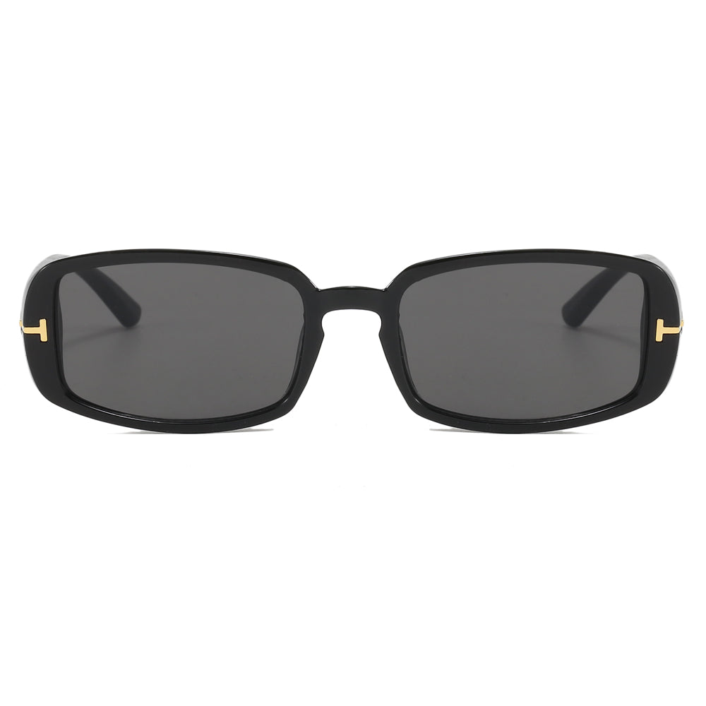 Women Thin Small Rectangular Sunglasses