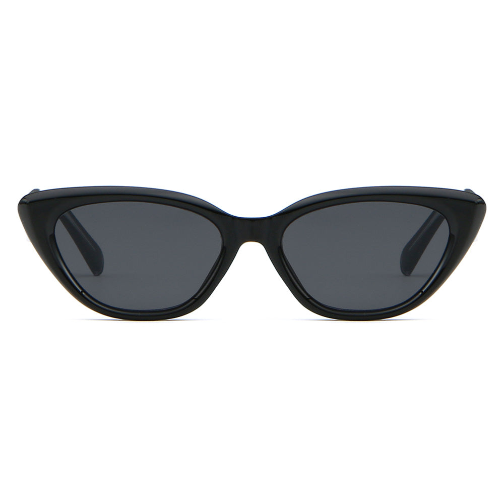 Cat Eye Women Triangle Reinforced Wire-Core Temples Sunglasses