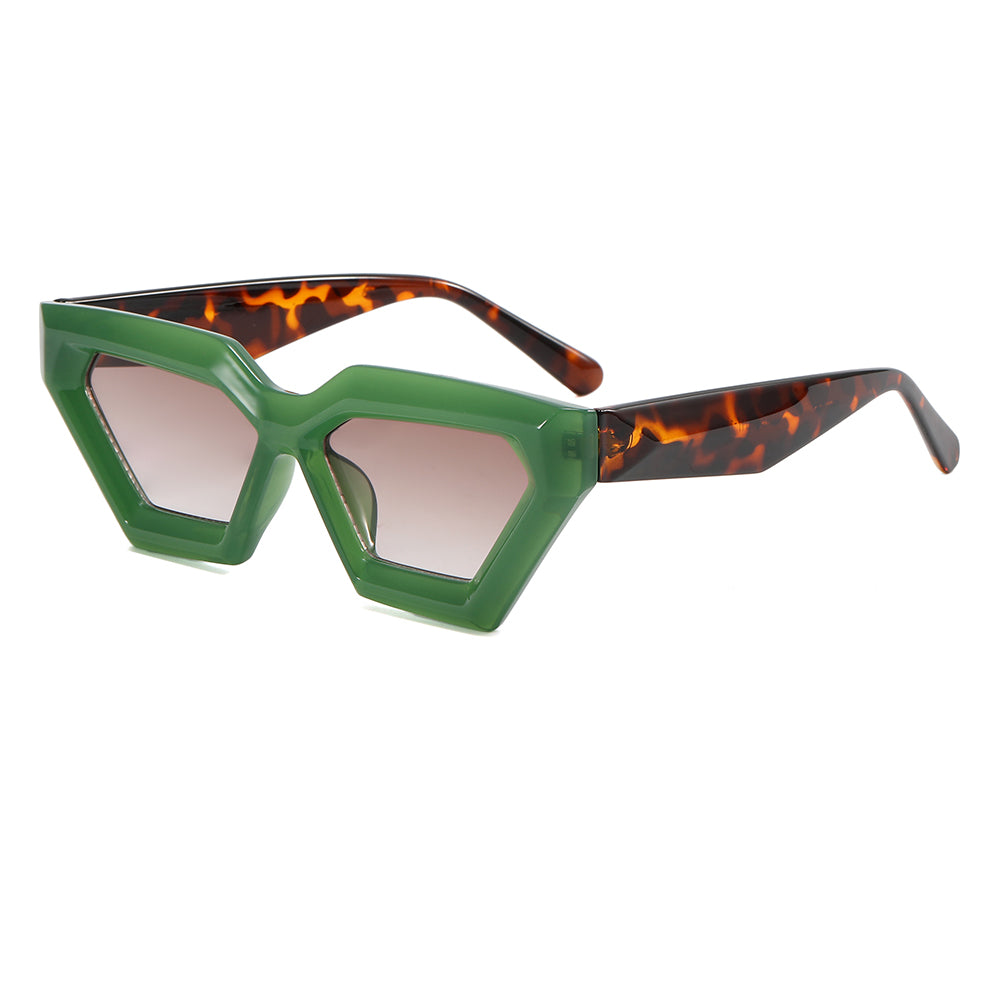 Cat Eye Geometric Concave Sunglasses