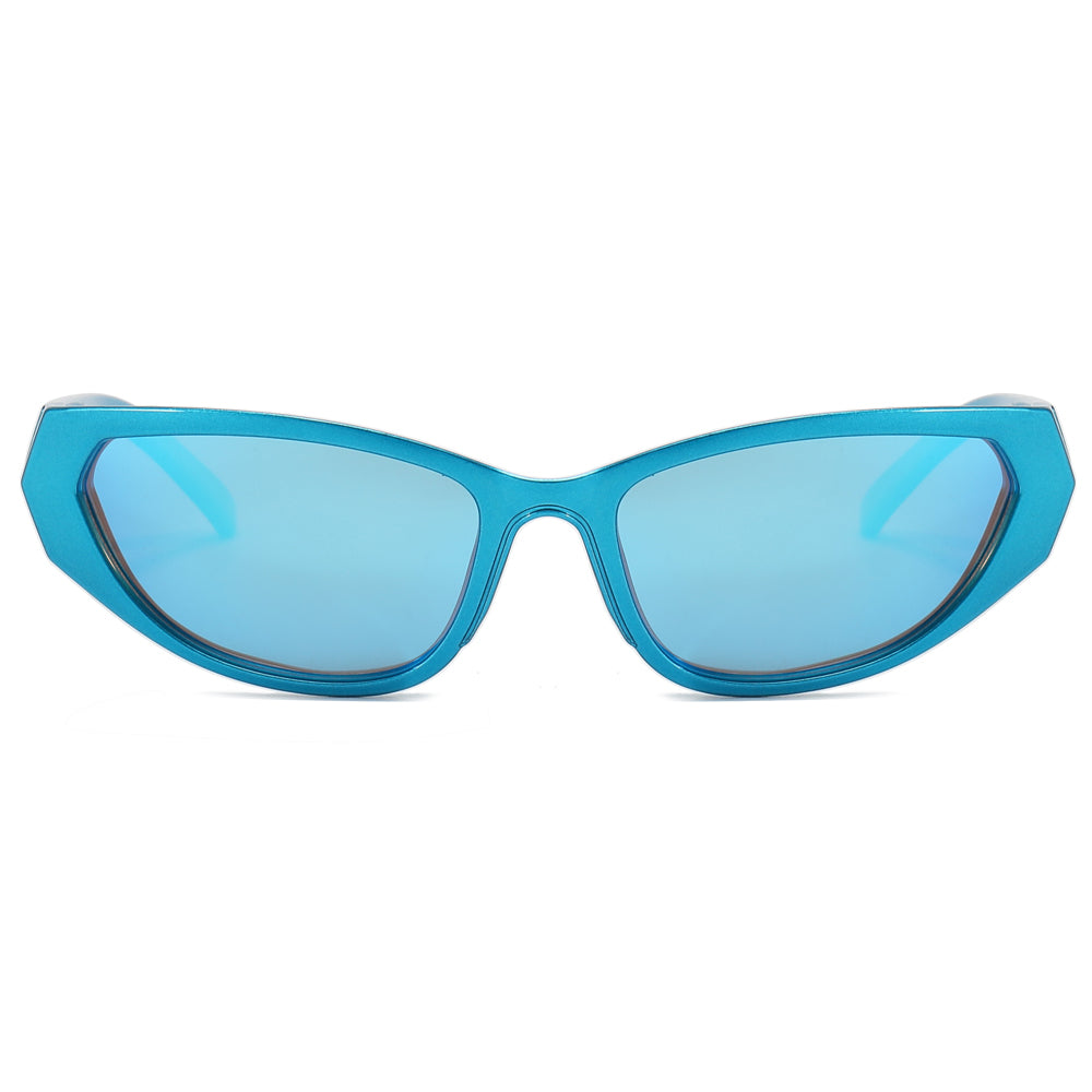 Polarized Y2K Oval Outdoor Cycling Sporty Sunglasses