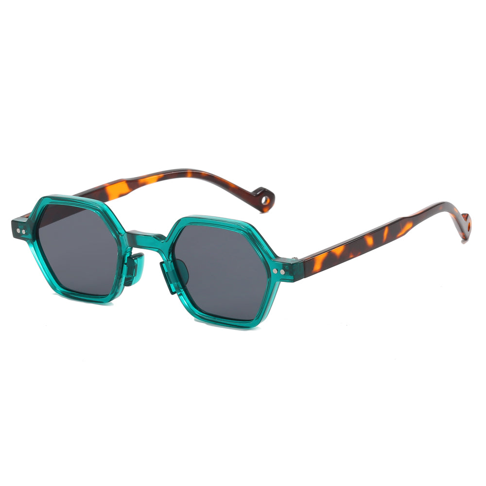 Women Small Hexagon Shaped Sunglasses