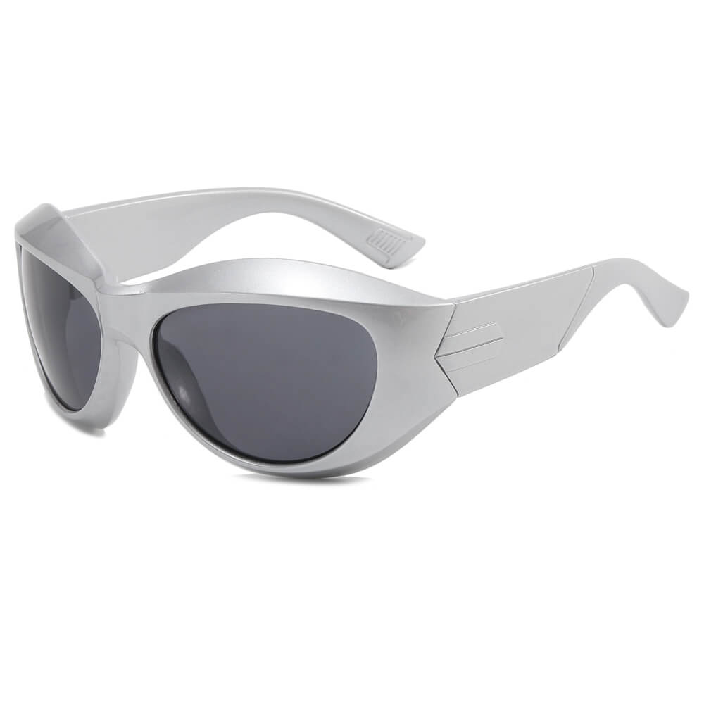 Oval Sport Wrap Y2K Sunglasses