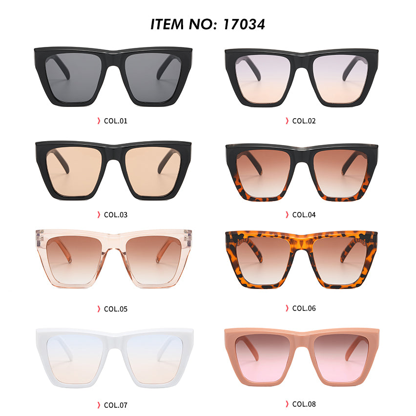 Women Square Trendy Cateye Sunglasses
