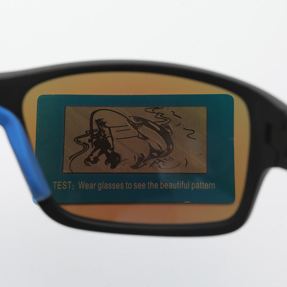 Flat Top Polarized Rectangular Sports Sunglasses