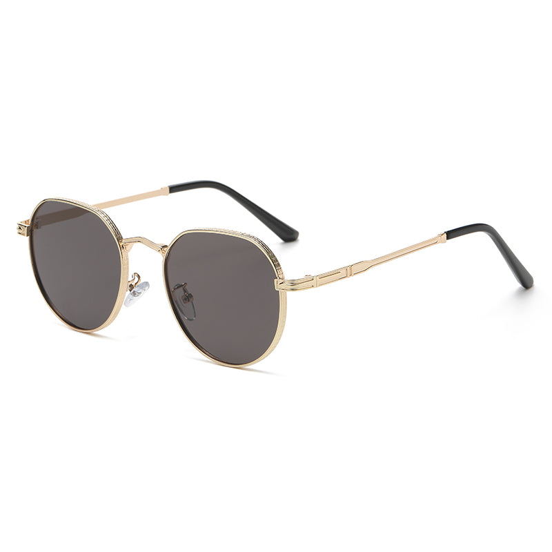 Retro Round Metal Sunglasses