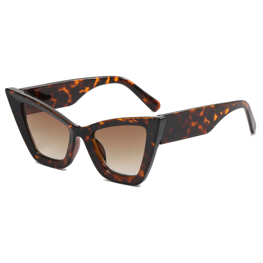 Cat Eye Women Triangle Sunglasses