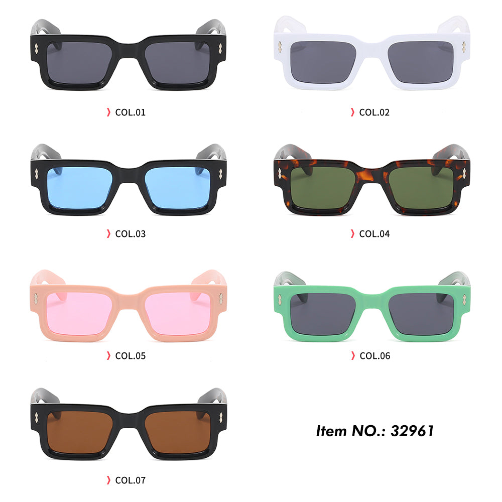 Retro Square Shades Sunglasses