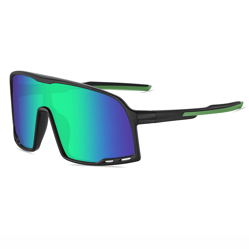 Oversized One Piece Lens Cycling Running Sports Polarized Sunglasses