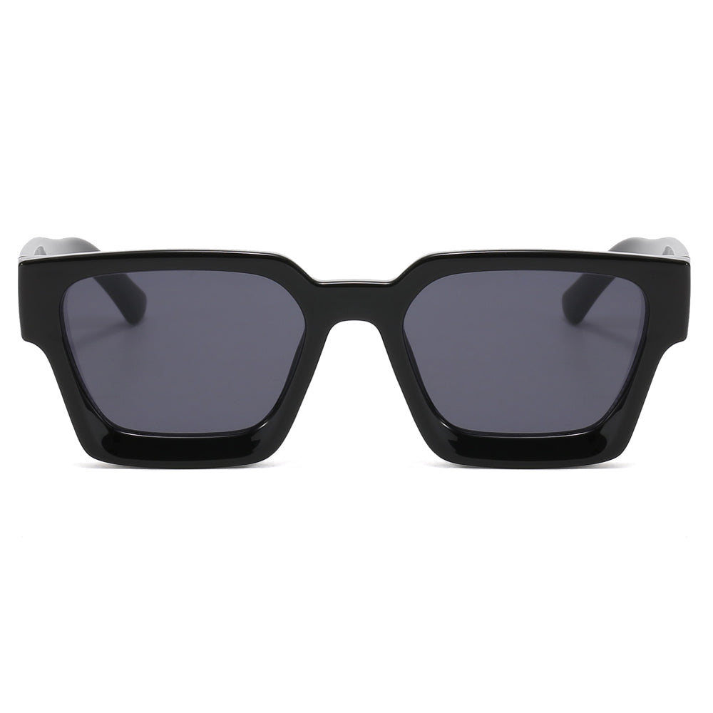 Vintage Black Chunky Square Sunglasses