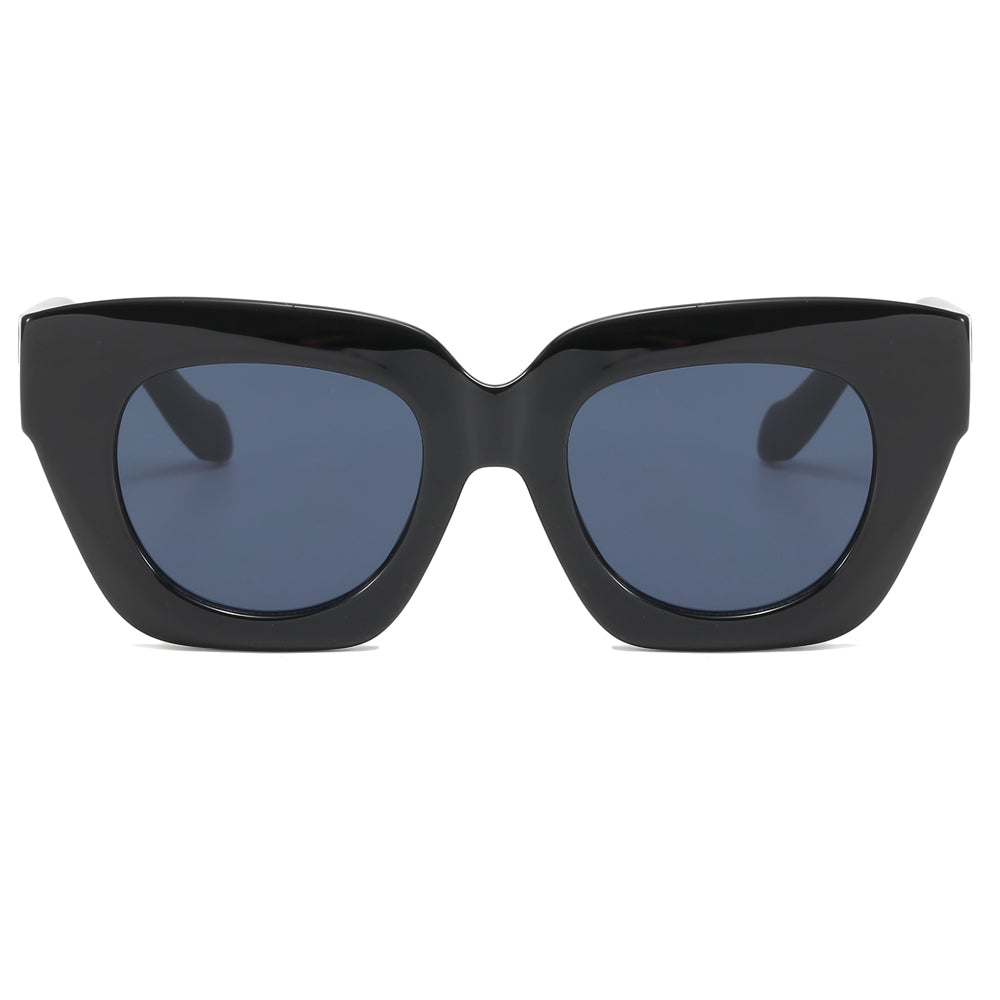 Retro Cat Eye Women Oversized Square Gradient Sunglasses
