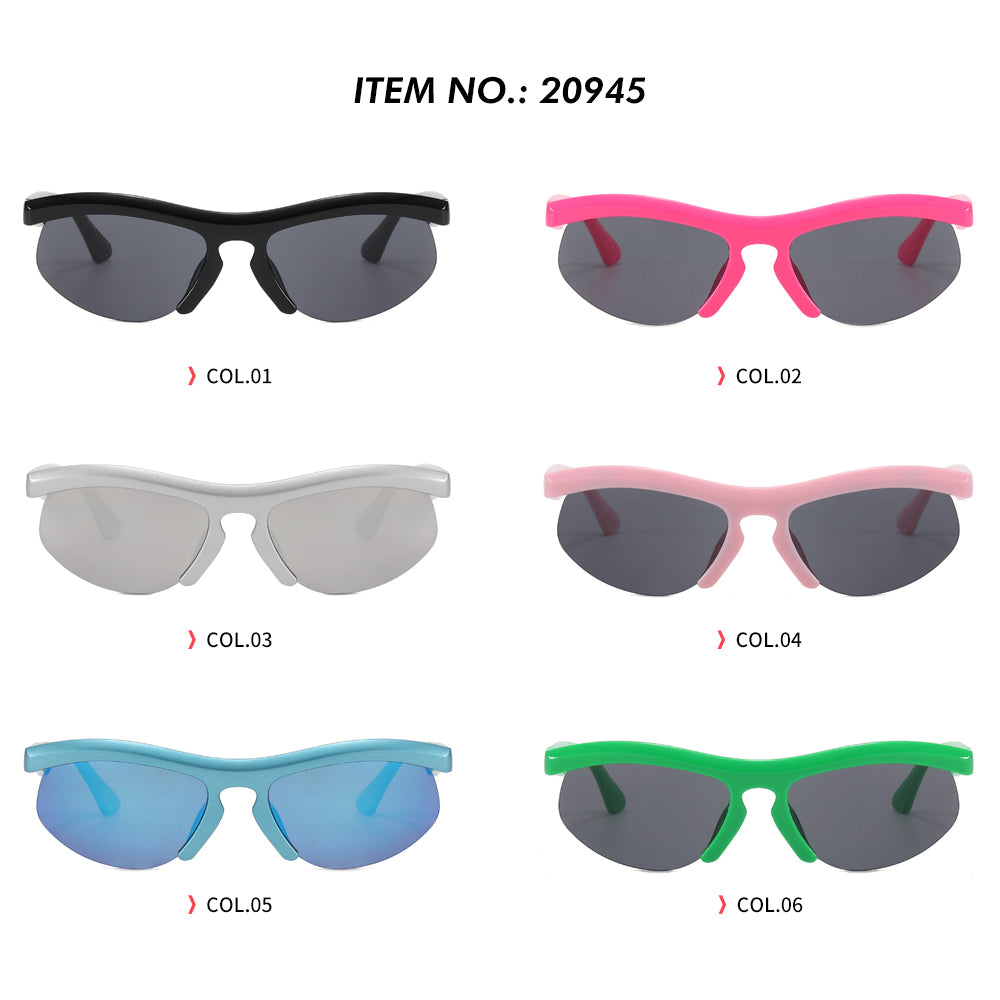 Y2K Half Frame Women Sunglasses