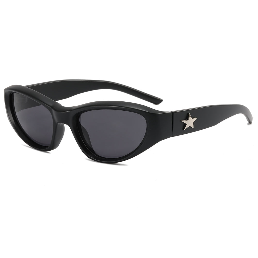 Y2K Oval Outdoor Cycling Sporty Sunglasses