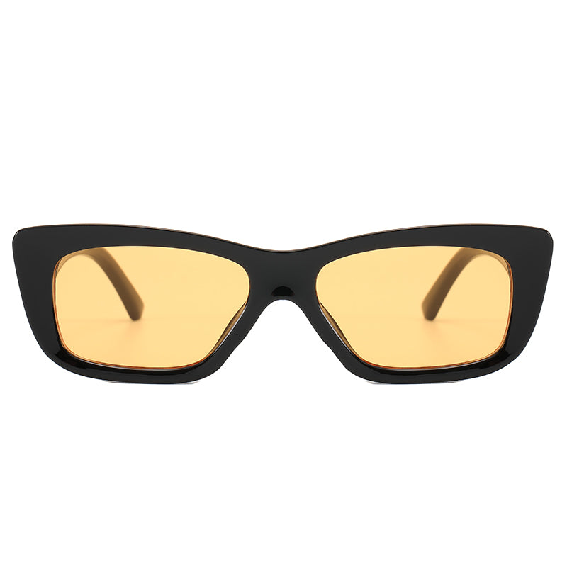 Retro Plastic Small Rectangle Sunglasses