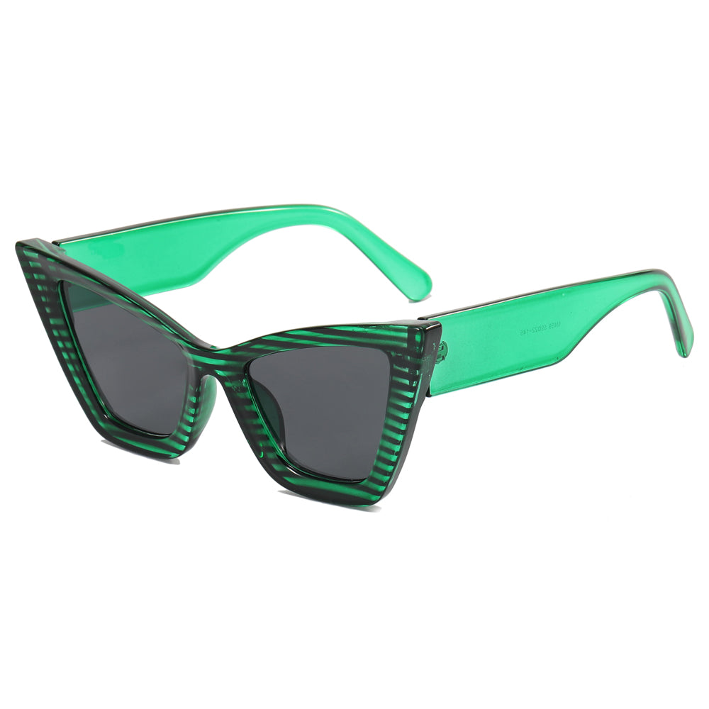 Cat Eye Women Triangle Sunglasses