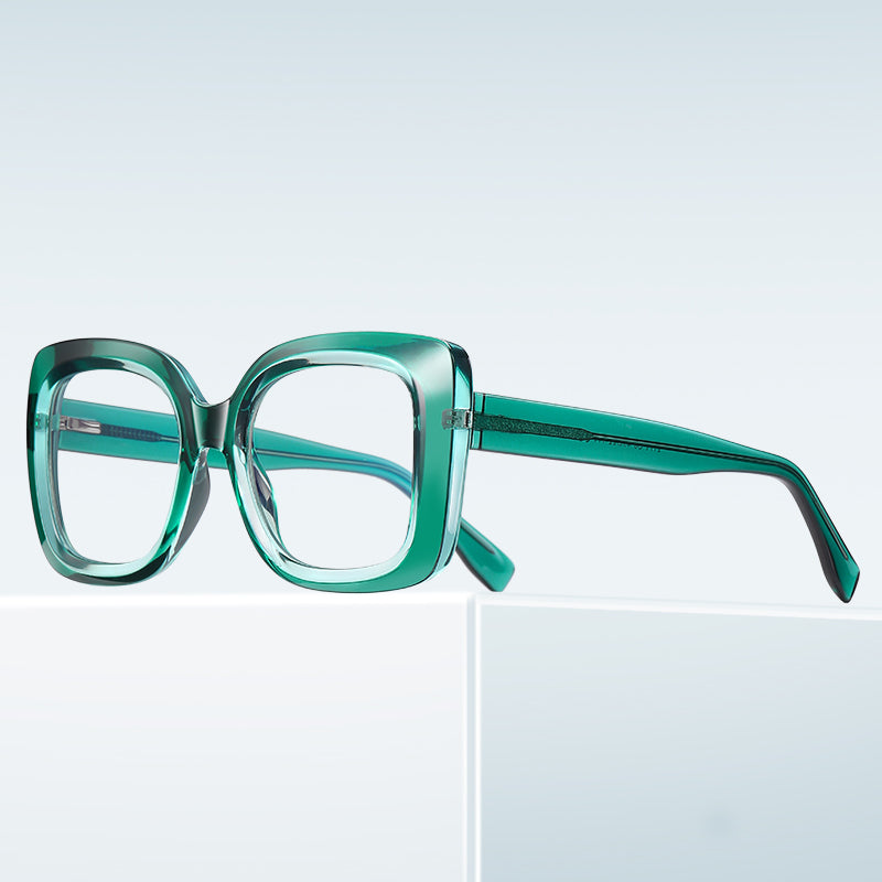 Women Square Cat Eye Computer Blue Light Blocking Glasses