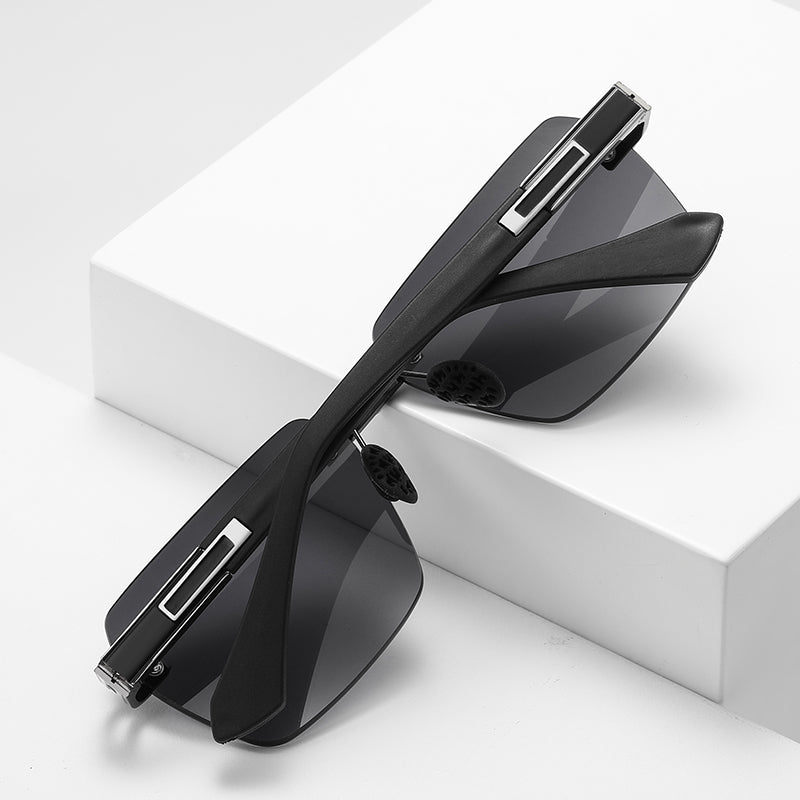 Men's Gradient Rimless Sunglasses