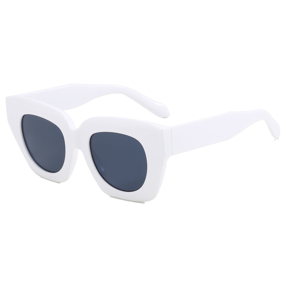 Retro Cat Eye Women Oversized Square Gradient Sunglasses